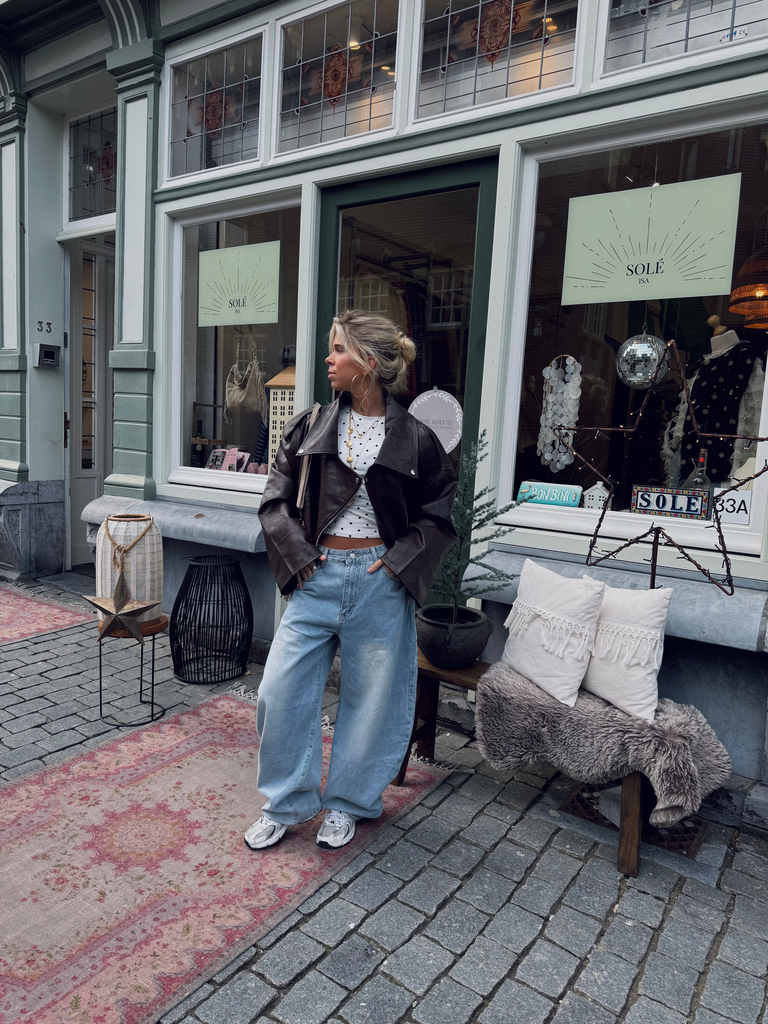 Rex leren jas