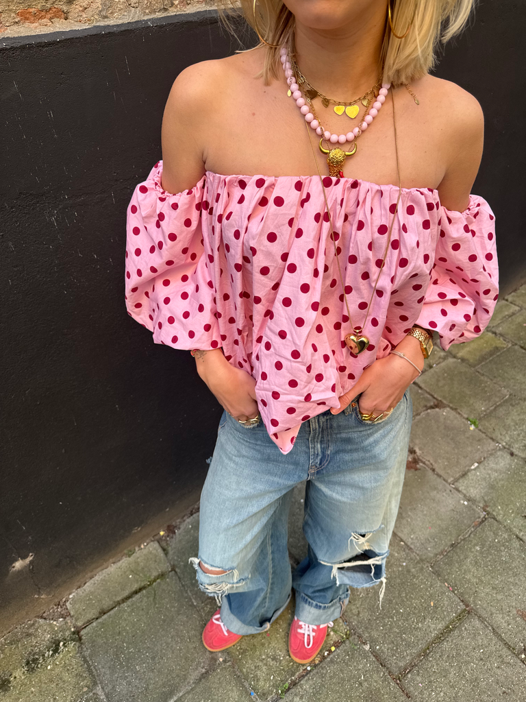 Polkadot top Liz