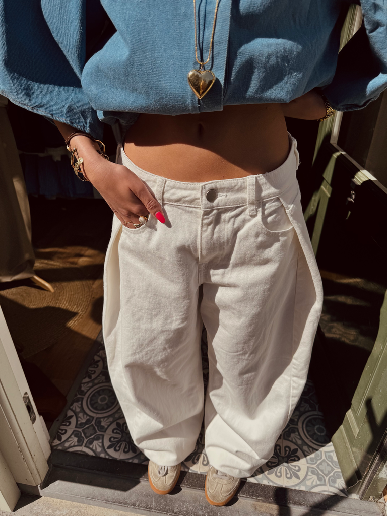 Roxy jeans white