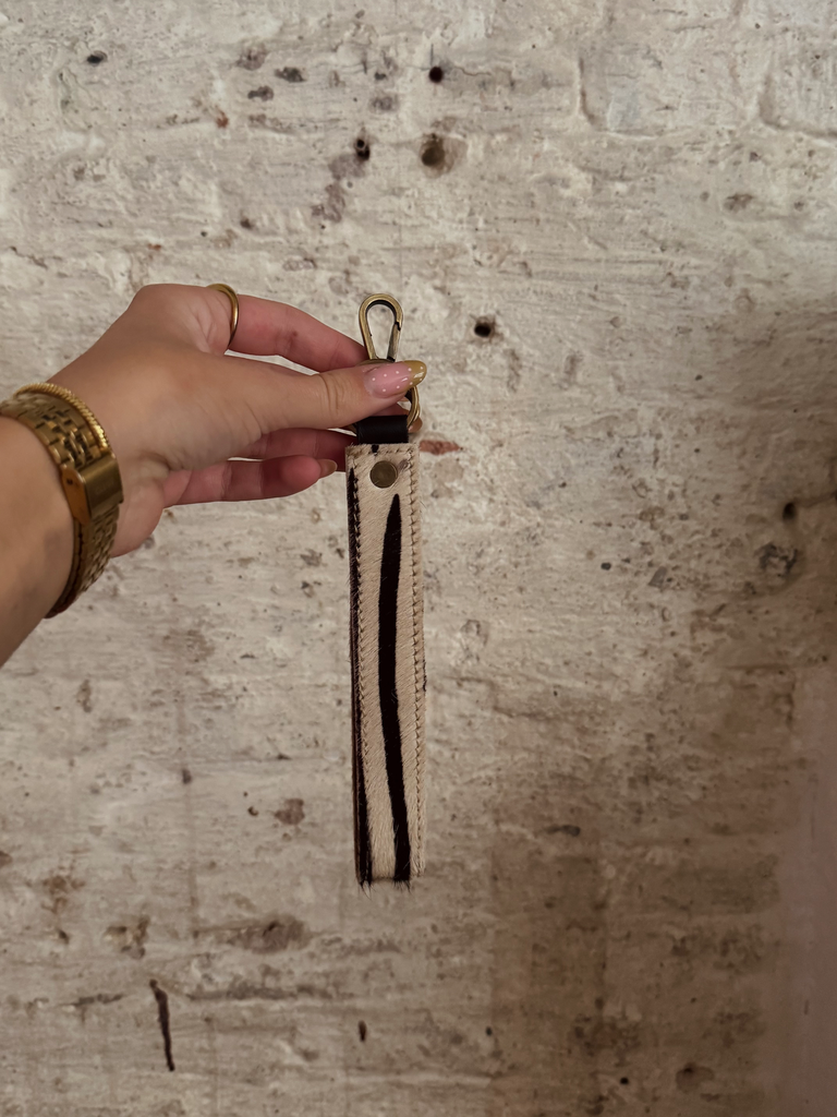 Key / bag charm zebra