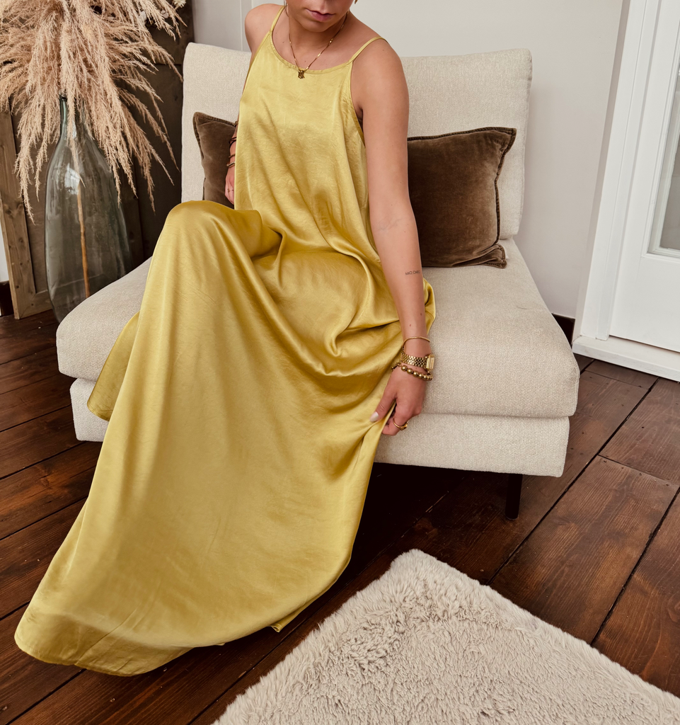 Lune satin dress (S)