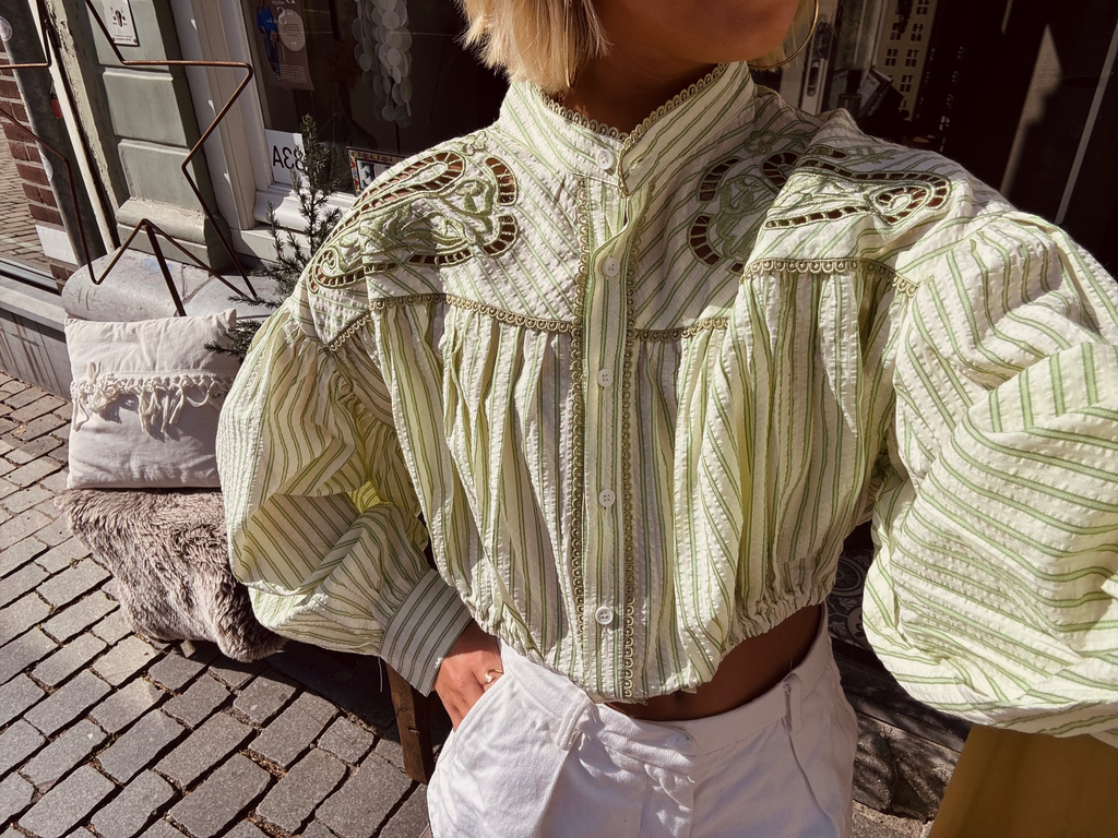 Botanical blouse