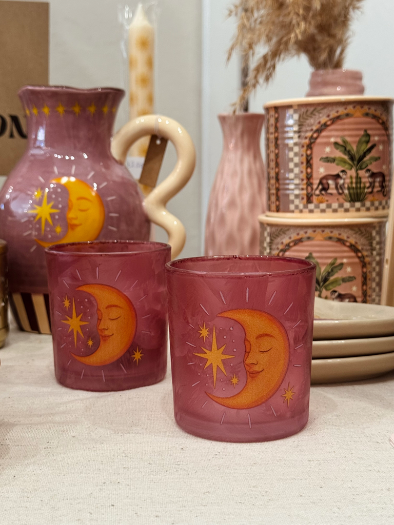 Candle holder moon