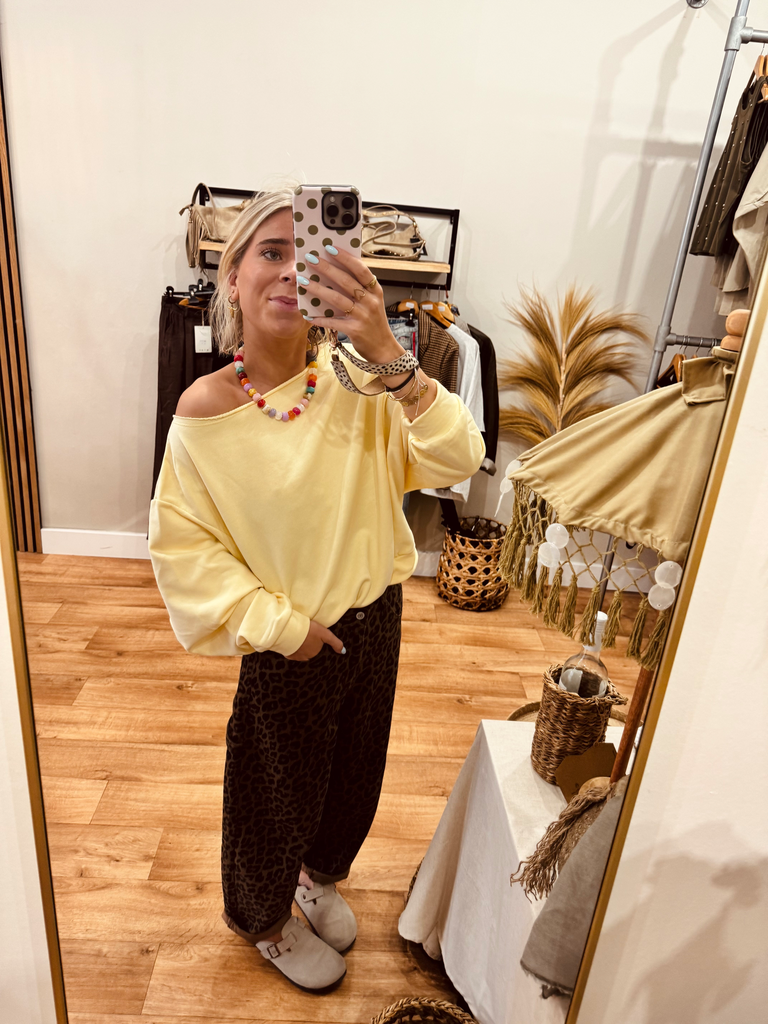 Mimi knit yellow
