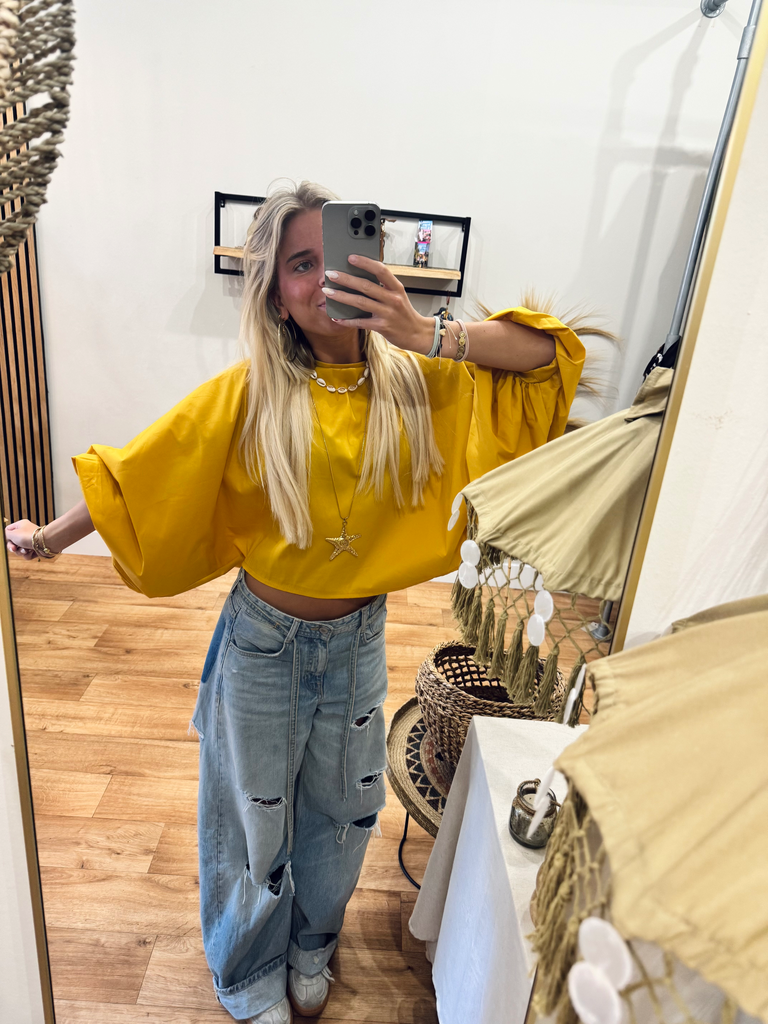 Harper blouse geel
